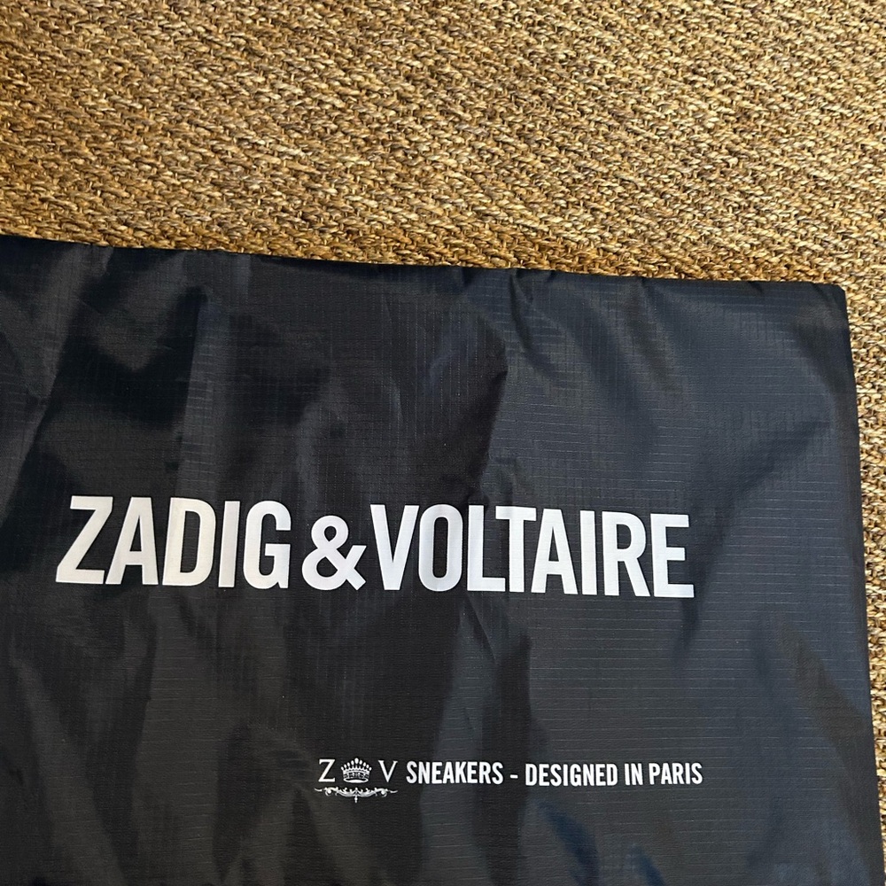 Zadig & Voltaire Gold and Black Sneakers - Picture 7 of 9